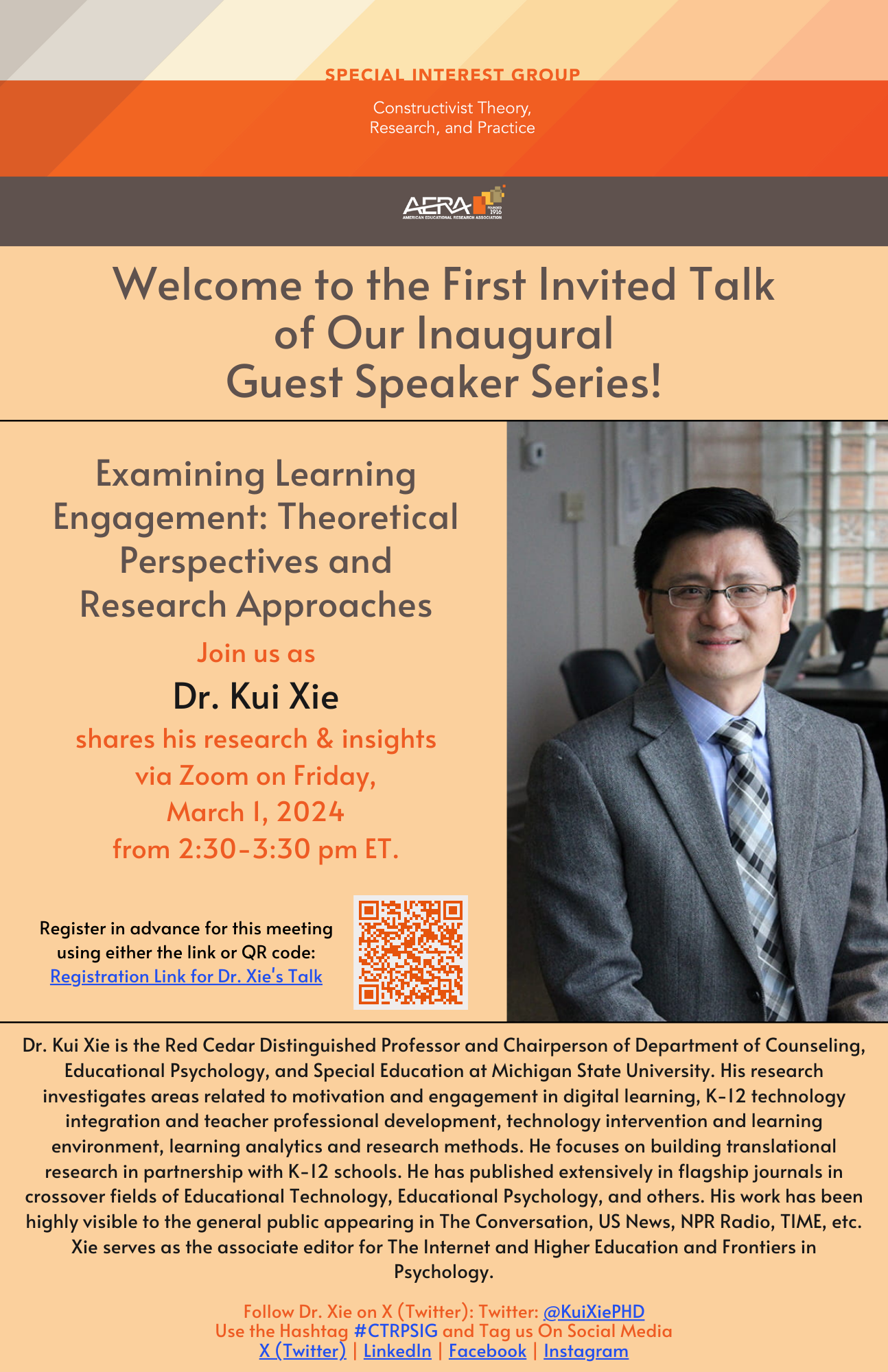 Dr. Kui Xie Advertisement